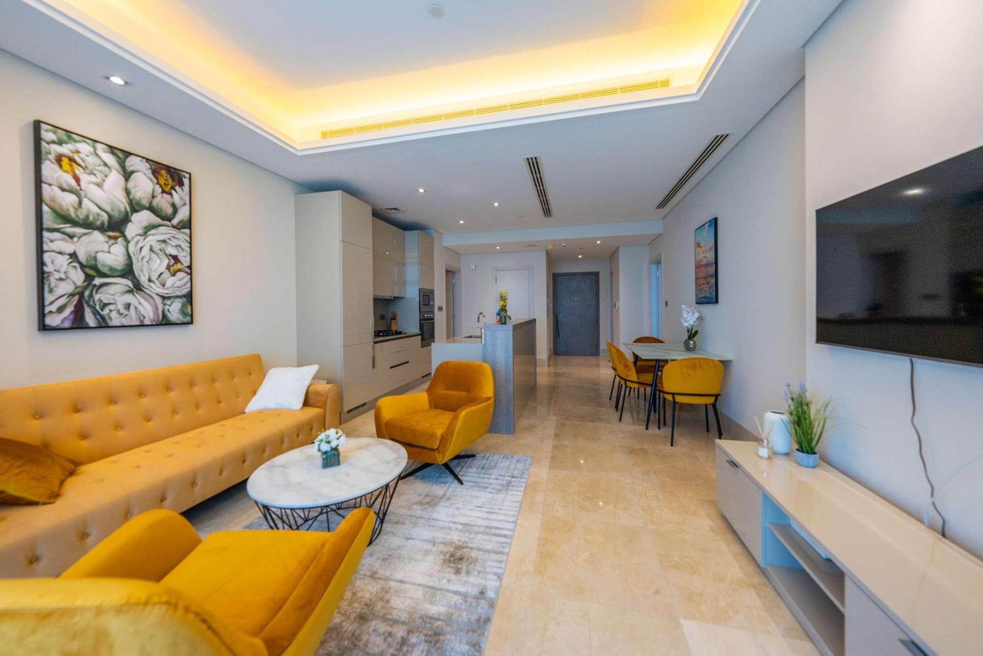 Spacious Beachfront 2 Bedroom Apartment - The 8 Dubaï Extérieur photo
