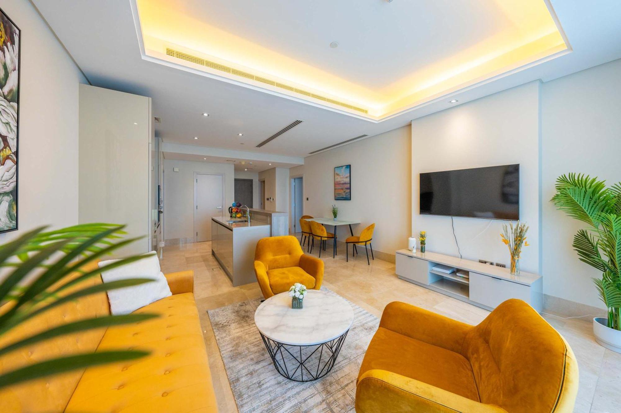 Spacious Beachfront 2 Bedroom Apartment - The 8 Dubaï Extérieur photo